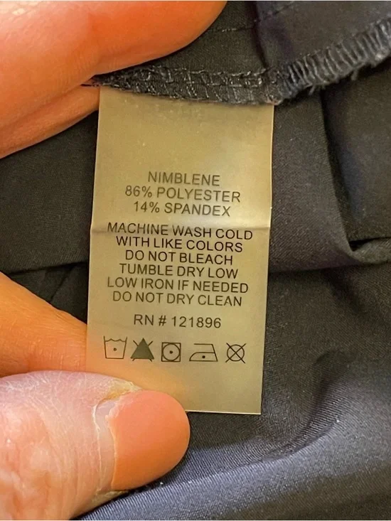 Title Nine Navy Mini Shirt Dress with Teal Trim - Picture 7 of 8